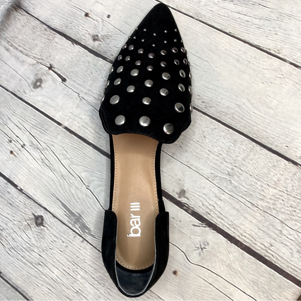 Bar Ill Women’s Cansia Black Faux-Suede
Slip-On Pointed Toe Heels Shoes - Picture 10 of 15